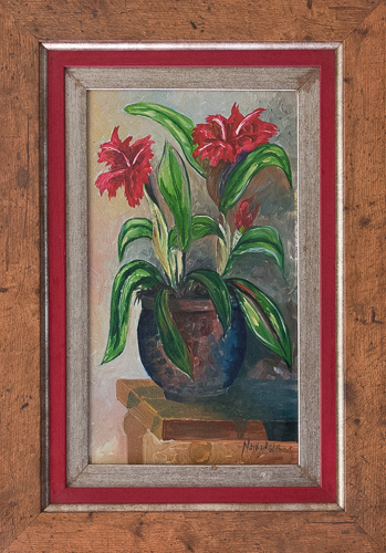 Red Flower in Vase